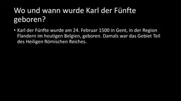 Vorschau - Arbeitsblätter - AB mit Fragen zum Thema "Karl der Fünfte" + Lösungsblatt - Seite 3