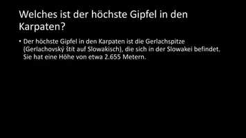 Vorschau - Arbeitsblätter - AB mit Fragen zum Thema "Karpaten" + Lösungsblatt - Seite 3