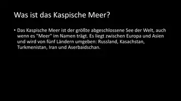 Vorschau - Arbeitsblätter - AB mit Fragen zum Thema "Kaspisches Meer" + Lösungsblatt - Seite 2