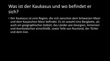 Vorschau - Arbeitsblätter - AB mit Fragen zum Thema "Kaukasus" + Lösungsblatt - Seite 2