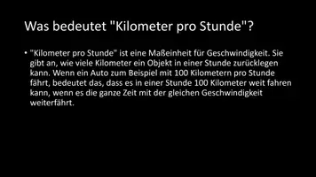 Vorschau - Arbeitsblätter - AB mit Fragen zum Thema "Kilometer pro Stunde" + Lösungsblatt + Infografik - Seite 3