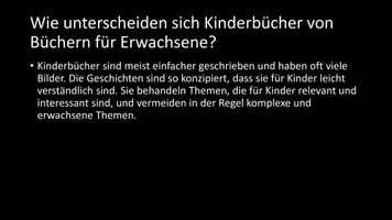 Vorschau - Arbeitsblätter - AB mit Fragen zum Thema "Kinderbücher" + Lösungsblatt - Seite 3