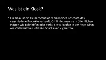 Vorschau - Arbeitsblätter - AB mit Fragen zum Thema "Kiosk" + Lösungsblatt + Infografik - Seite 3