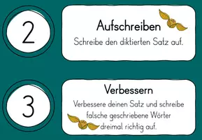 Vorschau - Poster - S(chn)atz des Tages - Aushang zum ritualisierten Üben - Harry Potter - Seite 3
