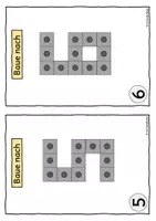 Vorschau - Arbeitsblätter - Steckwürfel Zahlen nachbauen, Ziffer - Seite 3