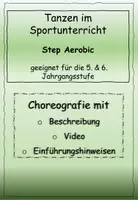 Vorschau - Stundenentwürfe - Step Aerobic: Tanzchoreografie (5. & 6. Klasse) - Deckblatt