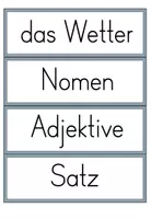 Vorschau - Präsentationen/Tafelbilder - Das Wetter - Bildkarten & Wortkarten in 2 Versionen - Seite 3
