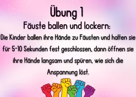 Vorschau - Bildkarten - 10 Karten mit kurzen Entspannungsübungen für die ganze Klasse - Seite 2