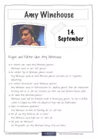 Vorschau - Stundenentwürfe - MUSIK Amy Winehouse • Arbeitsblatt mit Lösung und Infos • QR zu Videomaterial - Seite 2