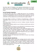 Vorschau - Stundenentwürfe - Die Immunabwehr - Fertige Biologiestunde 8. Klasse | Unterrichtsreihe Immunsystem - Seite 1