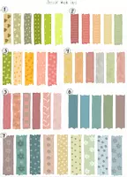 Vorschau - selbst erstellte Cliparts/Grafiken - 42 Washi Tapes / Unterrichtsmaterial gestalten - Seite 1