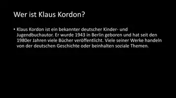 Vorschau - Arbeitsblätter - AB mit Fragen zum Thema "Klaus Kordon" + Lösungsblatt + Infografik - Seite 3