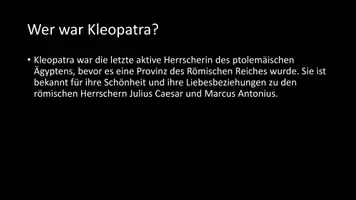 Vorschau - Arbeitsblätter - AB mit Fragen zum Thema "Kleopatra" + Lösungsblatt + Infografik - Seite 3