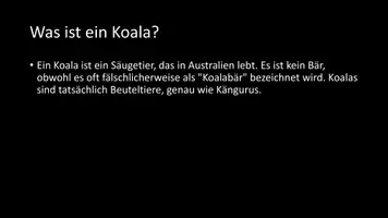 Vorschau - Arbeitsblätter - AB mit Fragen zum Thema "Koala" + Lösungsblatt + Infografik - Seite 3