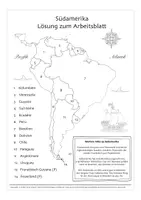 Vorschau - Stationenlernen - Geografie Länder, Hauptstädte SÜDAMERIKA - Seite 2