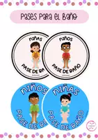 Vista previa - Para docentes: organización, planificación y formación - PASES PARA EL BAÑO (ENGLISH & CASTELLANO) - Portada