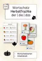 Vorschau - Arbeitsblätter - Materialpaket Wortschatz Artikel der die das - Seite 1