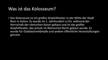 Vorschau - Arbeitsblätter - AB mit Fragen zum Thema "Kolosseum" + Lösungsblatt + Infografik - Seite 3