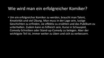 Vorschau - Arbeitsblätter - AB mit Fragen zum Thema "Komikerinnen und Komiker" + Lösungsblatt - Seite 3