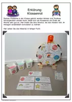 Vorschau - Poster - Klassenrat Grundschule Material Vorlage Rad LUSTIG - Seite 1