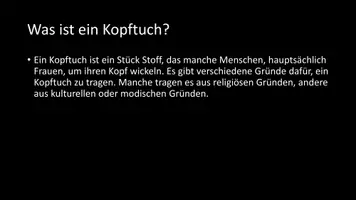 Vorschau - Arbeitsblätter - AB mit Fragen zum Thema "Kopftuch" + Lösungsblatt - Seite 2