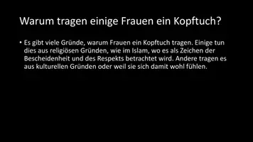 Vorschau - Arbeitsblätter - AB mit Fragen zum Thema "Kopftuch" + Lösungsblatt - Seite 3