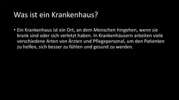 Vorschau - Arbeitsblätter - AB mit Fragen zum Thema "Krankenhaus" + Lösungsblatt + Infografik - Seite 3