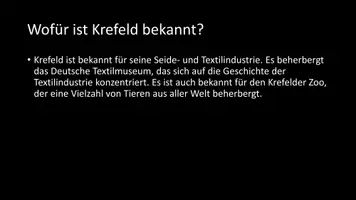 Vorschau - Arbeitsblätter - AB mit Fragen zum Thema "Krefeld" + Lösungsblatt - Seite 3