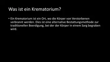 Vorschau - Arbeitsblätter - AB mit Fragen zum Thema "Krematorium" + Lösungsblatt - Seite 2