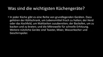 Vorschau - Arbeitsblätter - AB mit Fragen zum Thema "Küche" + Lösungsblatt + Infografik - Seite 3