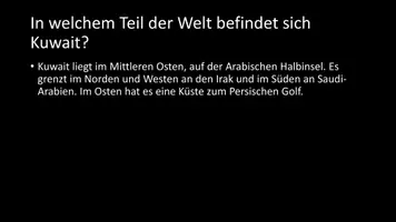 Vorschau - Arbeitsblätter - AB mit Fragen zum Thema "Kuwait" + Lösungsblatt - Seite 3