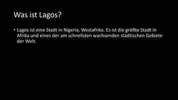 Vorschau - Arbeitsblätter - AB mit Fragen zum Thema "Lagos" + Lösungsblatt + Infografik - Seite 3