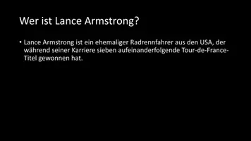 Vorschau - Arbeitsblätter - AB mit Fragen zum Thema "Lance Armstrong" + Lösungsblatt - Seite 2
