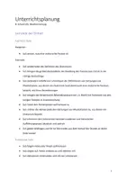 Vorschau - Stundenentwürfe - Musikalische Formen in der Passion / Hören im Musikunterricht - Deckblatt
