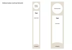 Vorschau - Anderer Materialtyp - Editierbare Etiketten für Ordnerrücken & Maxibriefkartons, inkl. Clipart - Seite 1