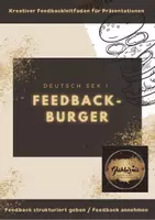 Vorschau - Poster - Feedbackburger/ Rückmeldung Referat/Präsentation - Deckblatt