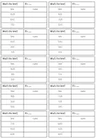 Vorschau - Stationenlernen - Time - Speaking Activity (Die Uhrzeit - Sprechanlass) 3 Versionen: Deutsch, Englisch und Französisch, Uhren zum selbst Basteln! - Seite 3
