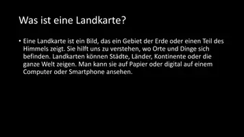 Vorschau - Arbeitsblätter - AB mit Fragen zum Thema "Landkarte" + Lösungsblatt + Infografik - Seite 3