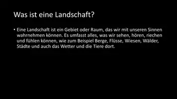 Vorschau - Arbeitsblätter - AB mit Fragen zum Thema "Landschaft" + Lösungsblatt + Infografik - Seite 3