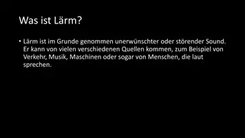 Vorschau - Arbeitsblätter - AB mit Fragen zum Thema "Lärm" + Lösungsblatt + Infografik - Seite 3