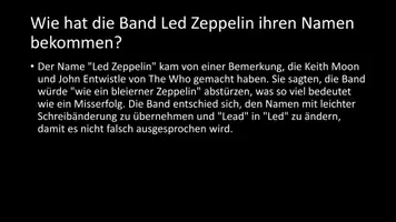 Vorschau - Arbeitsblätter - AB mit Fragen zum Thema "Led Zeppelin" + Lösungsblatt - Seite 3