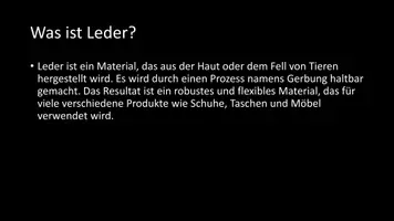 Vorschau - Arbeitsblätter - AB mit Fragen zum Thema "Leder" + Lösungsblatt + Infografik - Seite 3