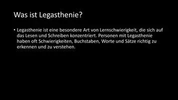 Vorschau - Arbeitsblätter - AB mit Fragen zum Thema "Legasthenie" + Lösungsblatt + Infografik - Seite 3