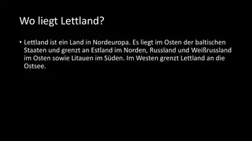 Vorschau - Arbeitsblätter - AB mit Fragen zum Thema "Lettland" + Lösungsblatt - Seite 2