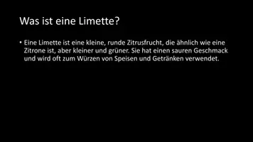 Vorschau - Arbeitsblätter - AB mit Fragen zum Thema "Limette" + Lösungsblatt - Seite 2