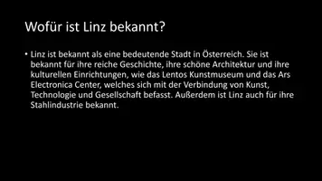 Vorschau - Arbeitsblätter - AB mit Fragen zum Thema "Linz" + Lösungsblatt + Infografik - Seite 3