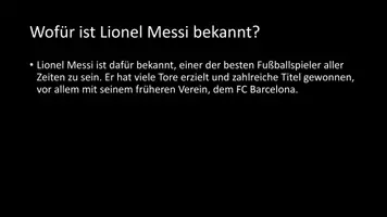 Vorschau - Arbeitsblätter - AB mit Fragen zum Thema "Lionel Messi" + Lösungsblatt - Deckblatt