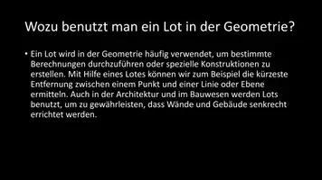 Vorschau - Arbeitsblätter - AB mit Fragen zum Thema "Das Lot" + Lösungsblatt - Seite 3