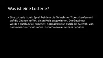 Vorschau - Arbeitsblätter - AB mit Fragen zum Thema "Lotterie" + Lösungsblatt - Seite 2