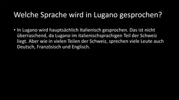Vorschau - Arbeitsblätter - AB mit Fragen zum Thema "Lugano" + Lösungsblatt - Seite 3